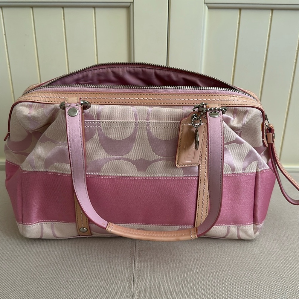 Pink Coach Handbag